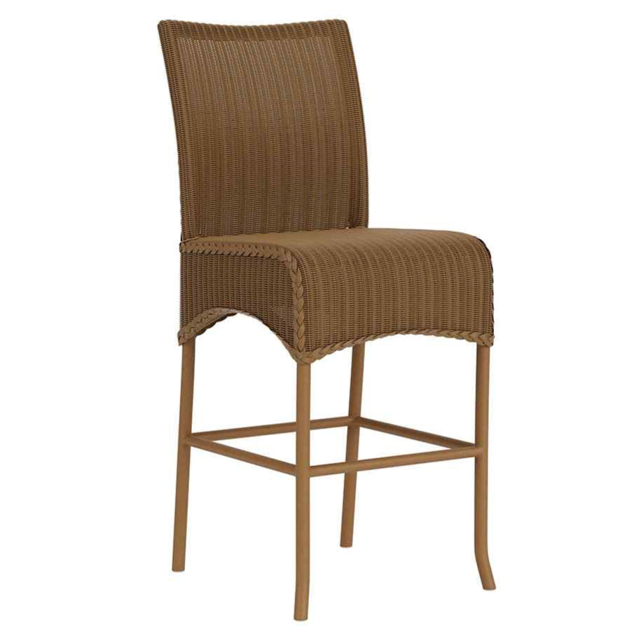 Loom Aluminum Frame Outdoor Bar Stool-Outdoor Bar Stools-Lloyd Flanders-Sideboads And Things