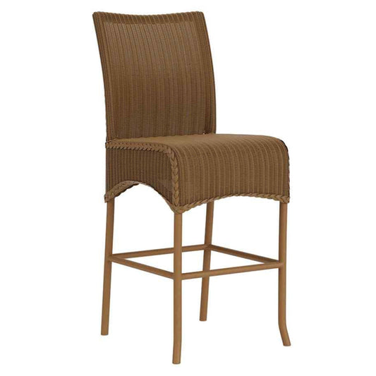 Loom Aluminum Frame Outdoor Bar Stool-Outdoor Bar Stools-Lloyd Flanders-Sideboads And Things
