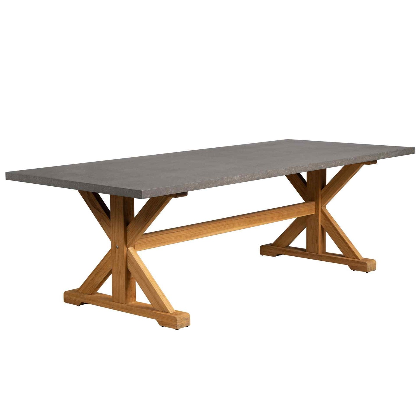 Teak Ceramic Top Outdoor Dining Table-Outdoor Dining Tables-Lloyd Flanders-Sideboads And Things