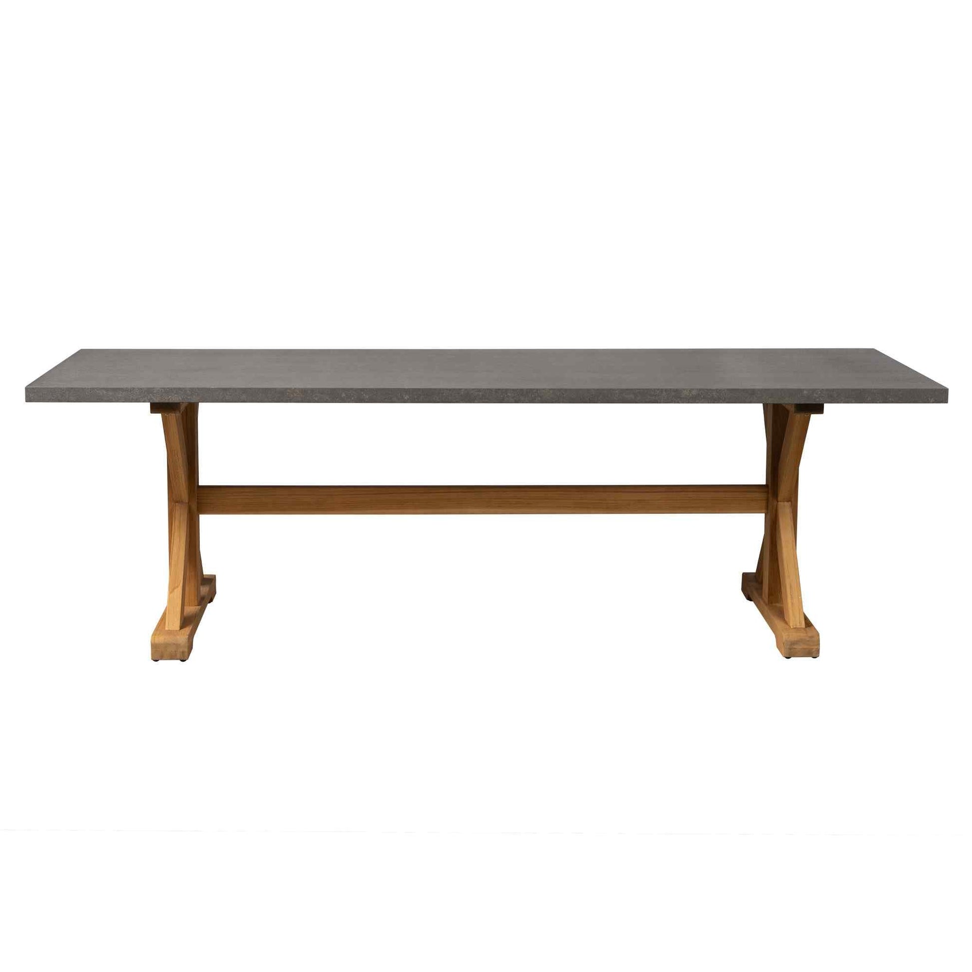 Teak Ceramic Top Outdoor Dining Table-Outdoor Dining Tables-Lloyd Flanders-Sideboads And Things