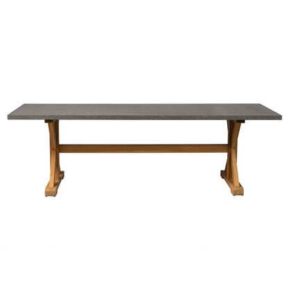 Teak Ceramic Top Outdoor Dining Table-Outdoor Dining Tables-Lloyd Flanders-Sideboads And Things