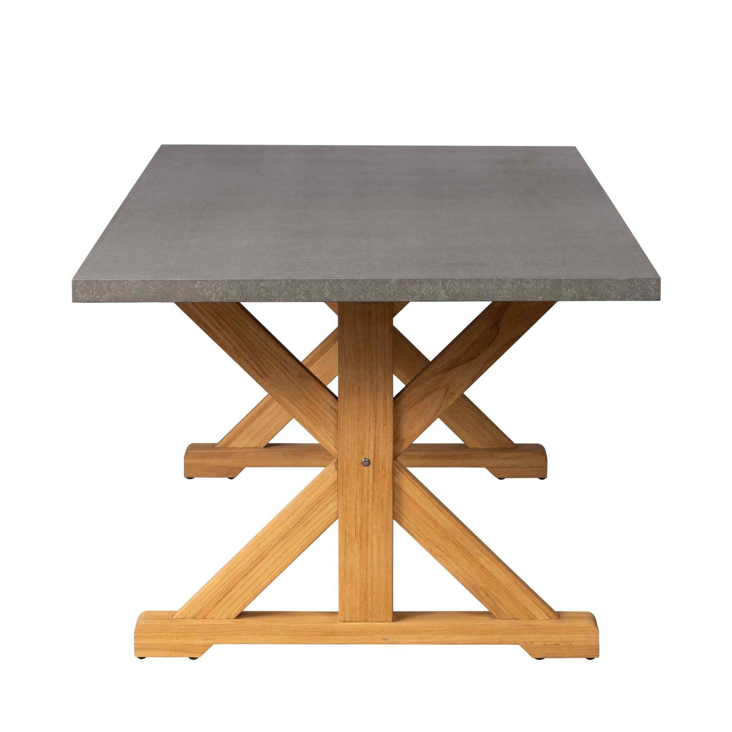 Teak Ceramic Top Outdoor Dining Table-Outdoor Dining Tables-Lloyd Flanders-Sideboads And Things