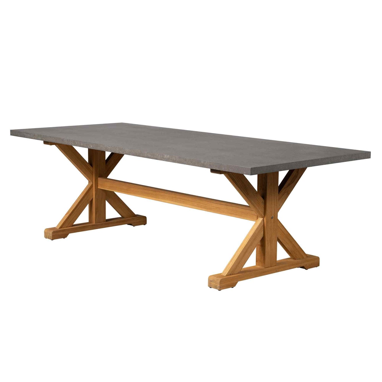 Teak Ceramic Top Outdoor Dining Table-Outdoor Dining Tables-Lloyd Flanders-Sideboads And Things