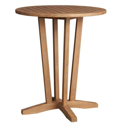 Teak Round Outdoor Bar Table