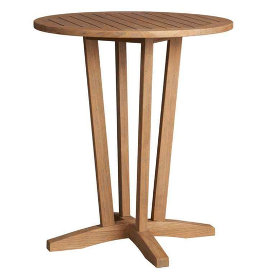 Teak Round Outdoor Bar Table