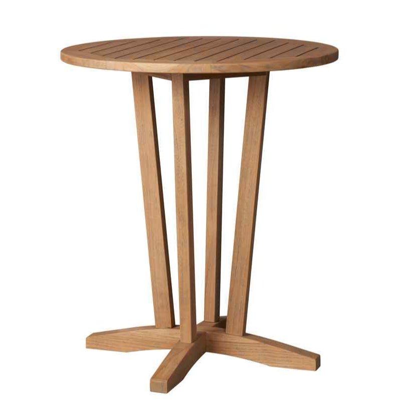 Teak Round Outdoor Bar Table