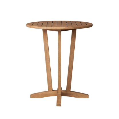 Teak Round Outdoor Bar Table