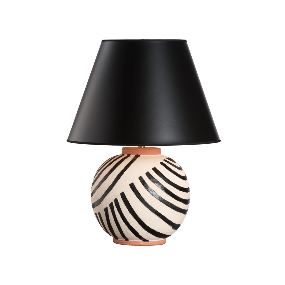 Wildwood Luca Hand Painted Terracotta Table Lamp
