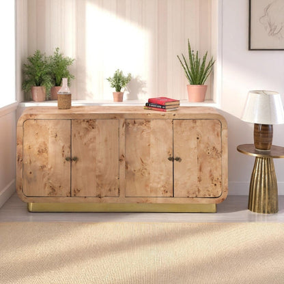 LOOMLAN Jalthira Burl Wood Credenza