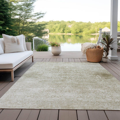 Kaelas Brown Washable Indoor-Outdoor Rug -- brown