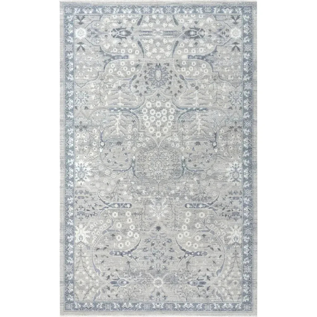 Djed Floral Blue Large Area Rugs For Living Room