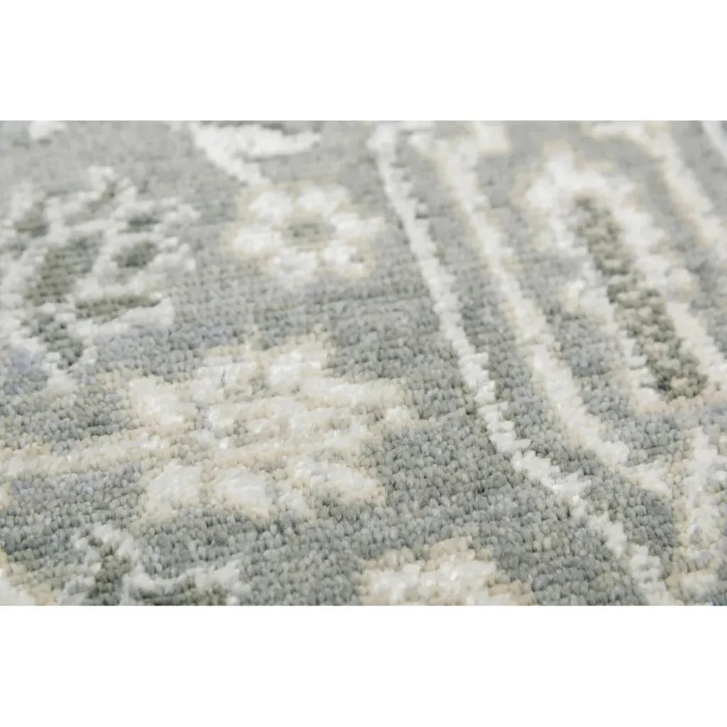 Cold Floral Gray Large Area Rugs For Living Room - LOOMLAN - LOOMLAN - Area Rugs