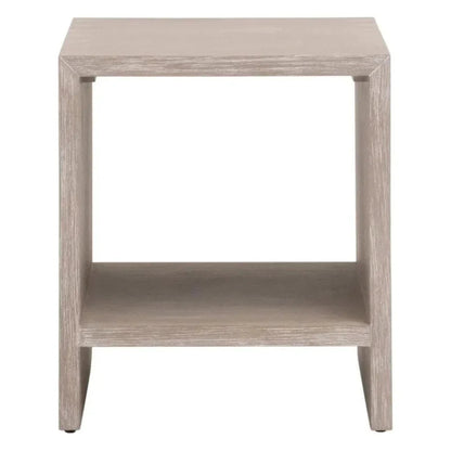 Dovetail Wooden Square End Table -- view 2