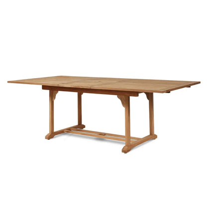 Venice Teak Patio Rectangular Dining Set 5PC -- view 5