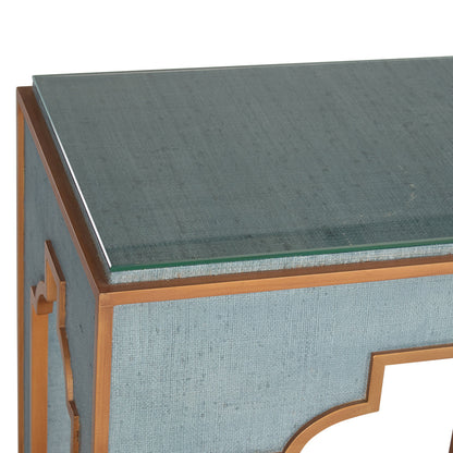 Chelsea House Yangon Raffia Warp Console Table
