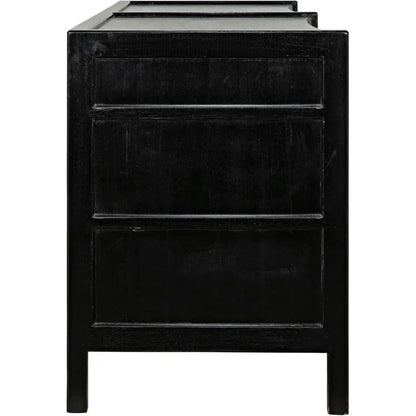 Hampton Six Drawers Wood Dresser -- view 7