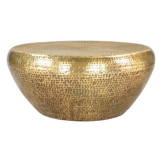 Larache Gold Round Coffee Table