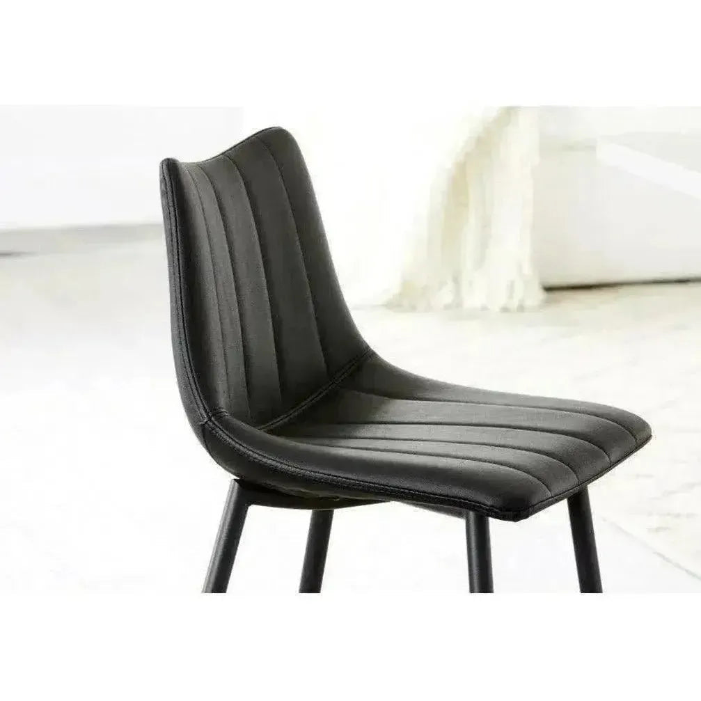 Counter Stool Black Set Black Contemporary -- view 5