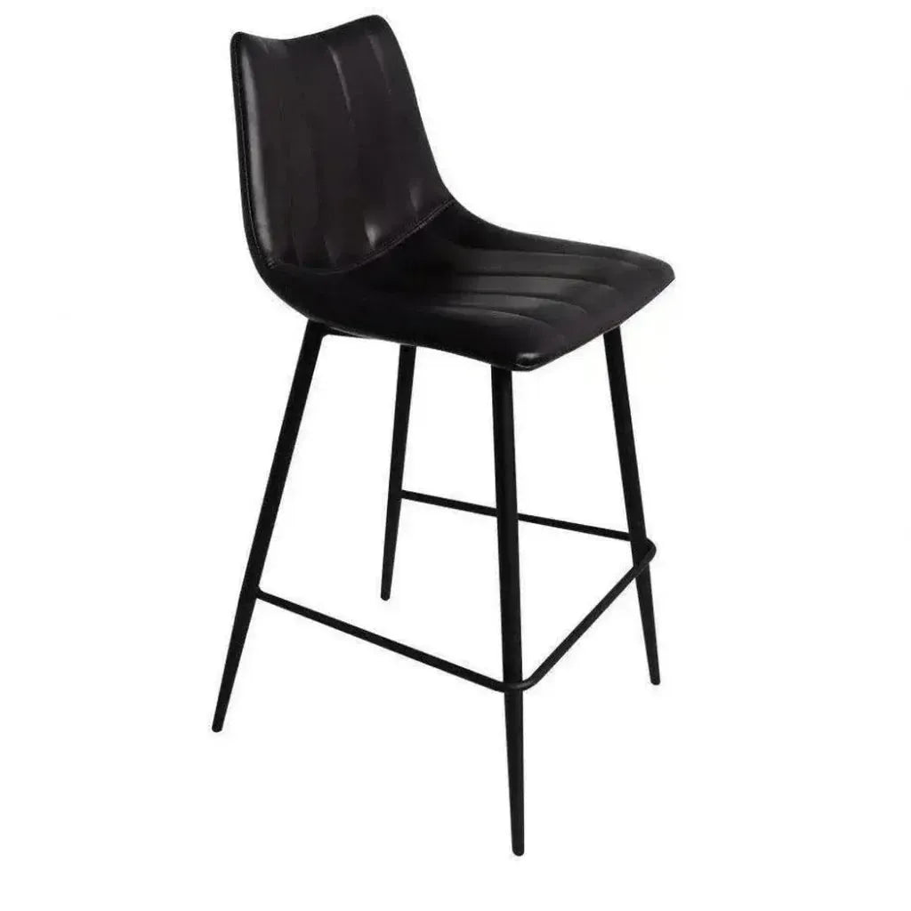 Counter Stool Black Set Black Contemporary -- view 8