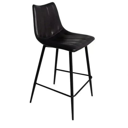 Counter Stool Black Set Black Contemporary -- view 8