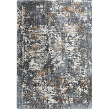 Cale Abstract Blue Large Area Rugs For Living Room - LOOMLAN - LOOMLAN - Area Rugs