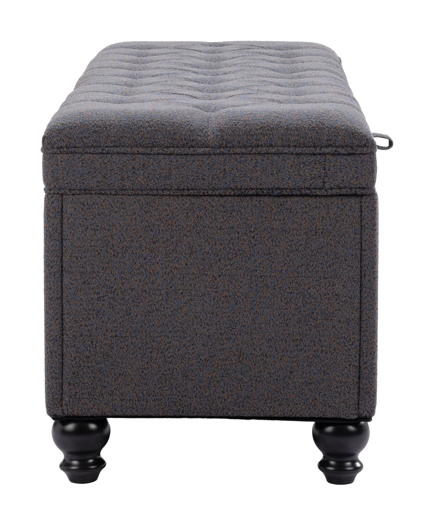 Halifax Gravel Gray Storage Bench