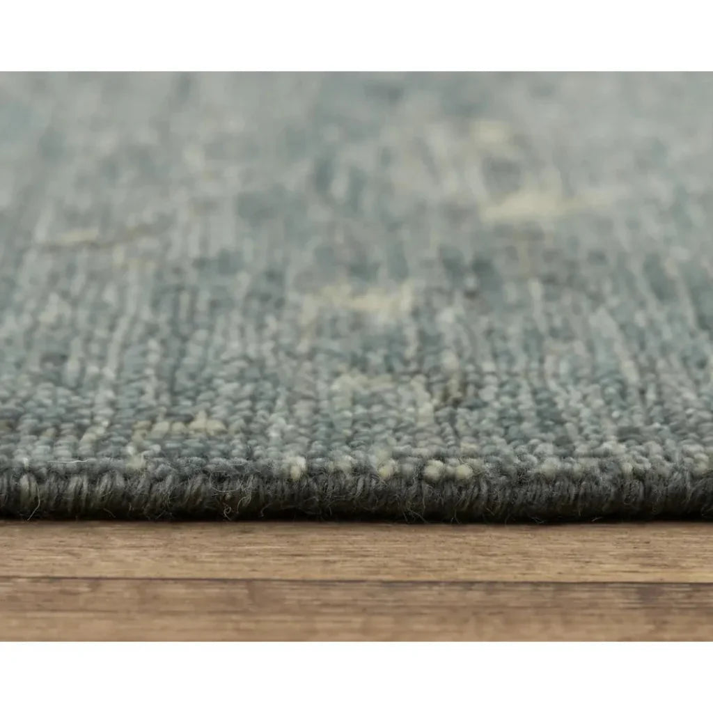 Agio Medallion Dark Blue Large Area Rugs - LOOMLAN - LOOMLAN - Area Rugs