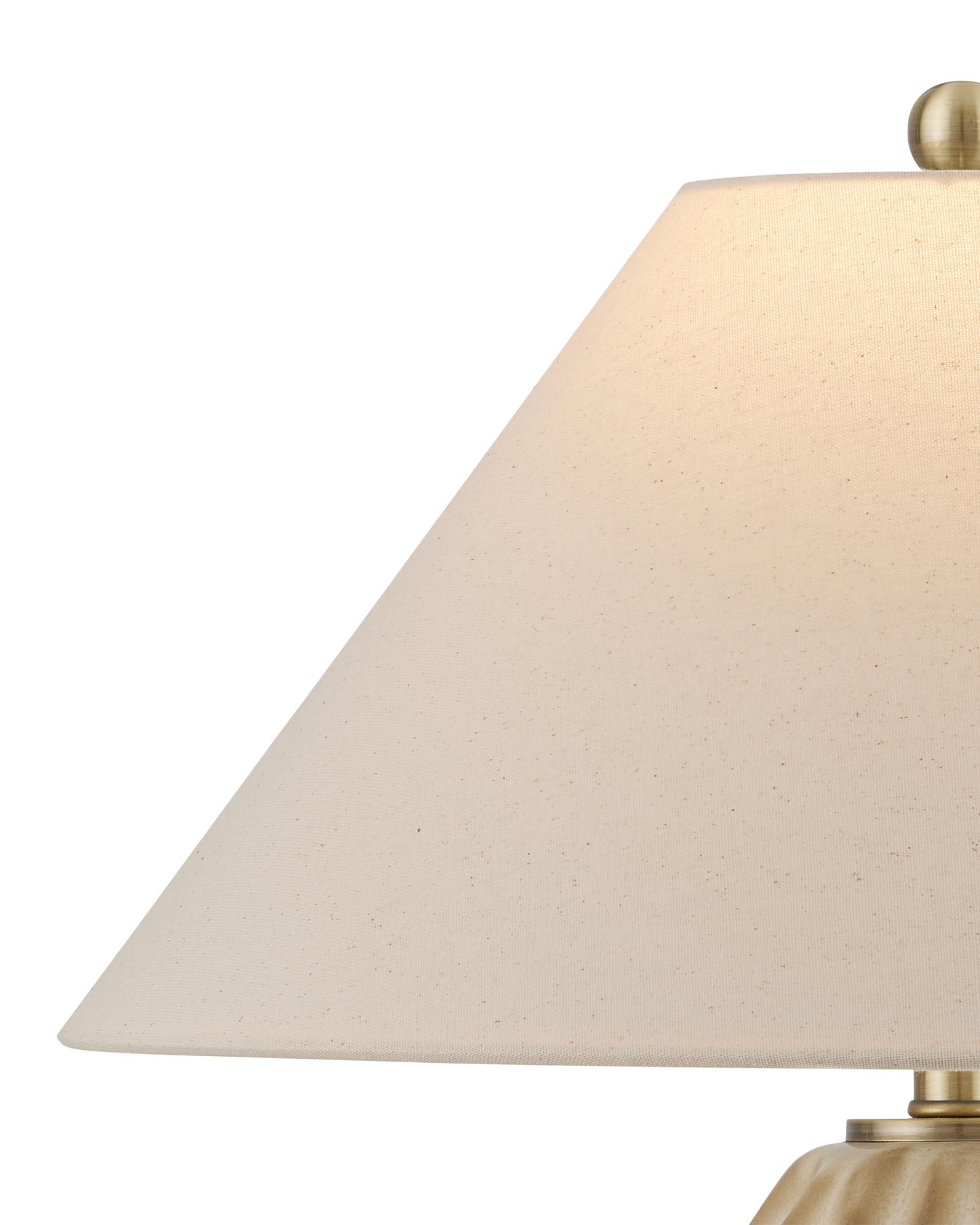 Edgemoor Ceramic and Metal Beige Table Lamp