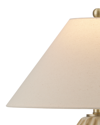 Edgemoor Ceramic and Metal Beige Table Lamp