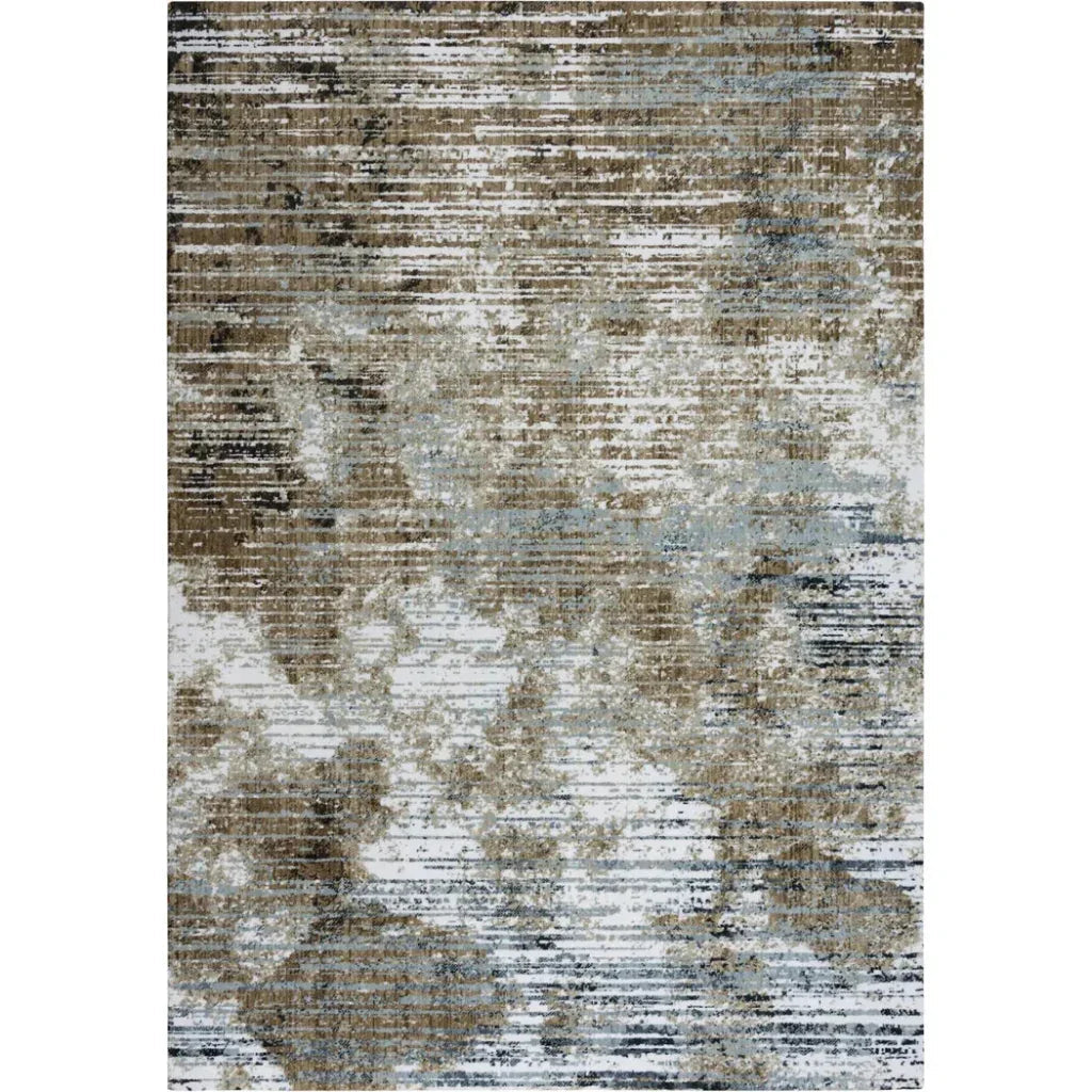 Beem Abstract Brown Large Area Rugs For Living Room - LOOMLAN - LOOMLAN - Area Rugs