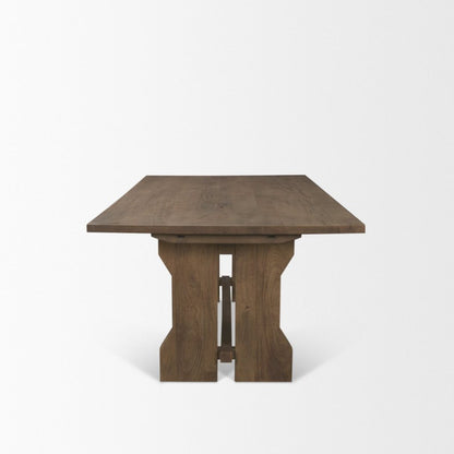 Rooke 84" Solid Wood Extendable Rectangular Dining Tabl -- view 5