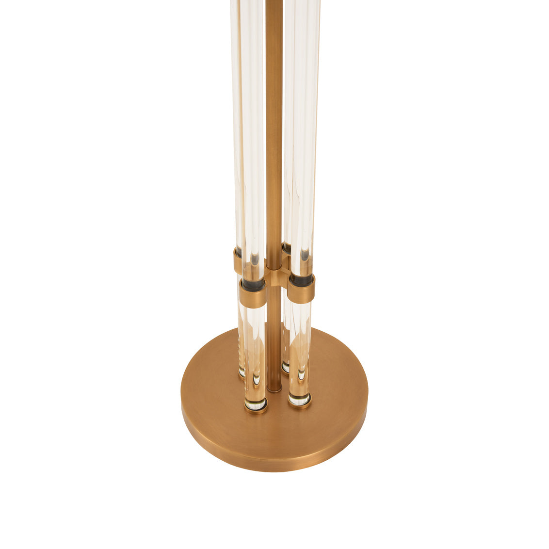 Wildwood Jefferson Four Rods Anchored Glass Floor Lamp