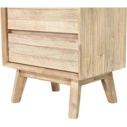 Brown Solid Wood Gia 2 Drawer Nightstand -- view 10