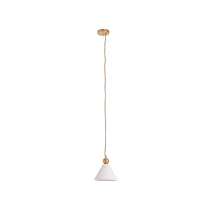 Wildwood Jett Sleek Marble Shade White Pendant