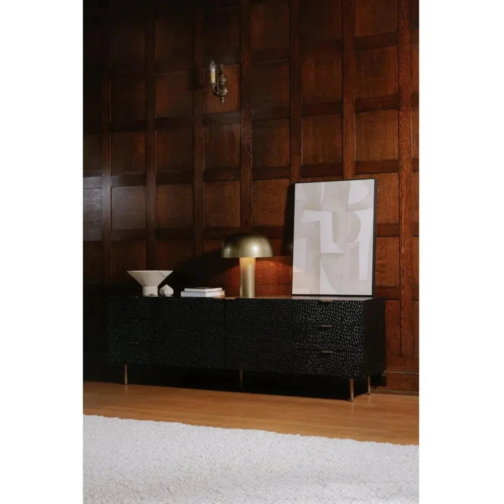 Chameau Art Deco Camel Bone Resin Coffee Table -- view 4