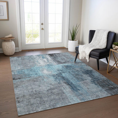 Jaelor Sky Washable Indoor-Outdoor Rug -- view 2
