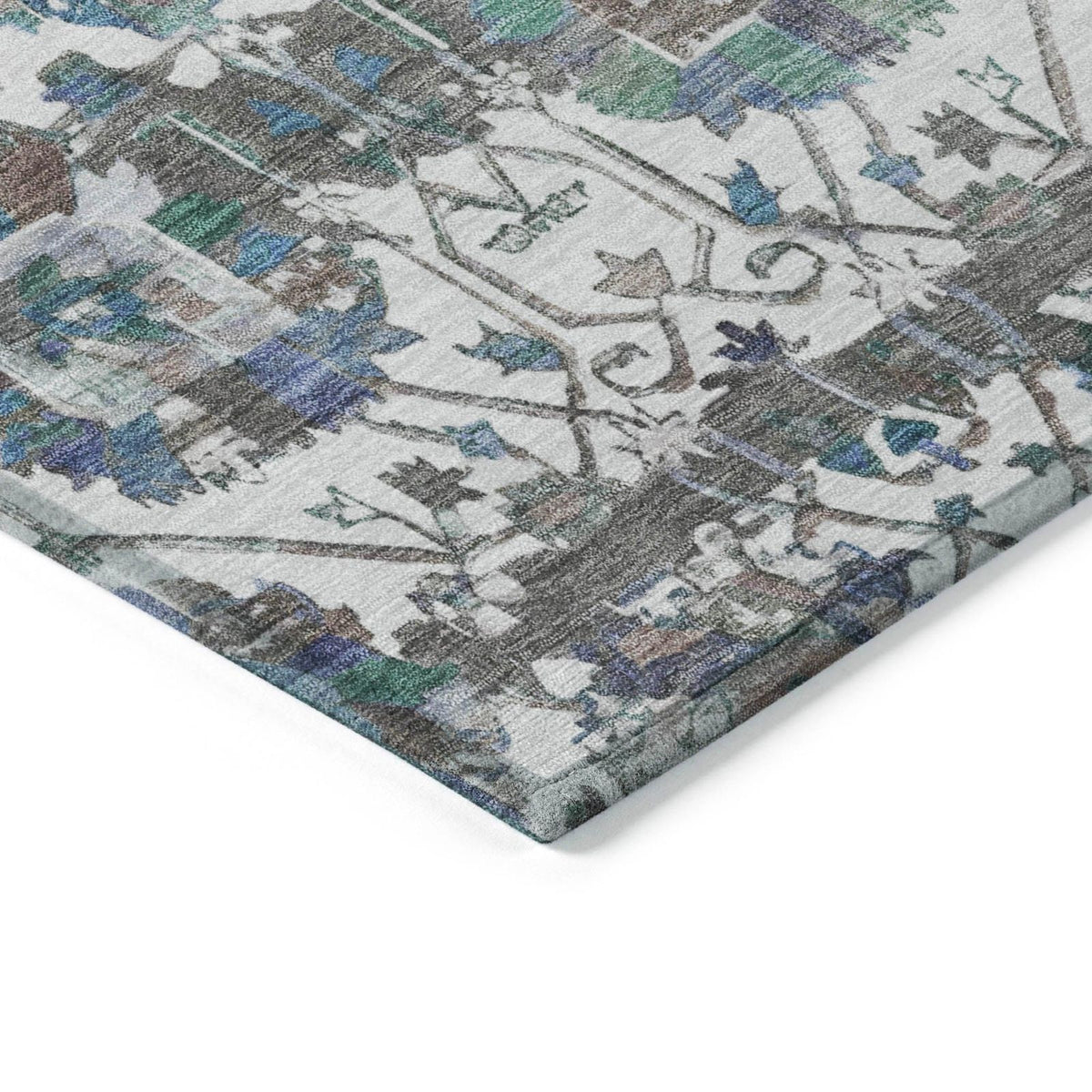 Haelira Ivory Washable Indoor-Outdoor Rug