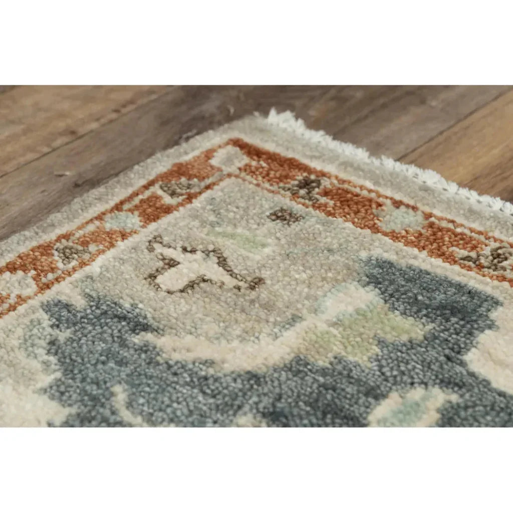 Aden Floral Light Blue Large Area Rugs For Living Room -- blue