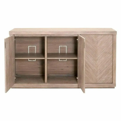 3 Door Credenza Modern Sideboard for Dining Room Buffet Sideboards LOOMLAN By Essentials For Living