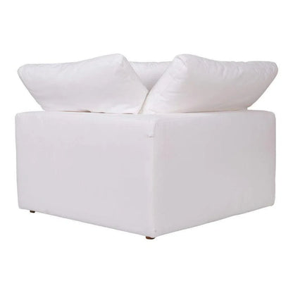 3 PC Stain Resistant Performance Fabric White Nook Modular Modular Sofas LOOMLAN By Moe's Home