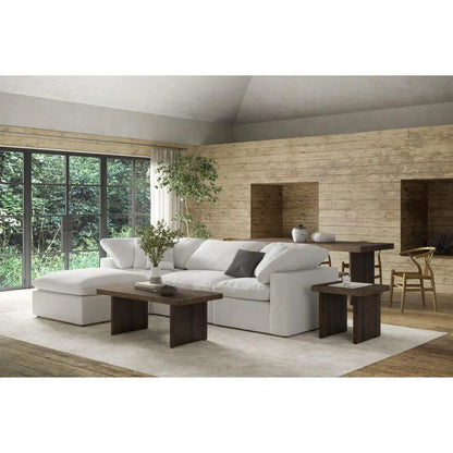 3 PC Stain Resistant Performance Terra Condo White Nook Modular Modular Sofas LOOMLAN By Moe's Home