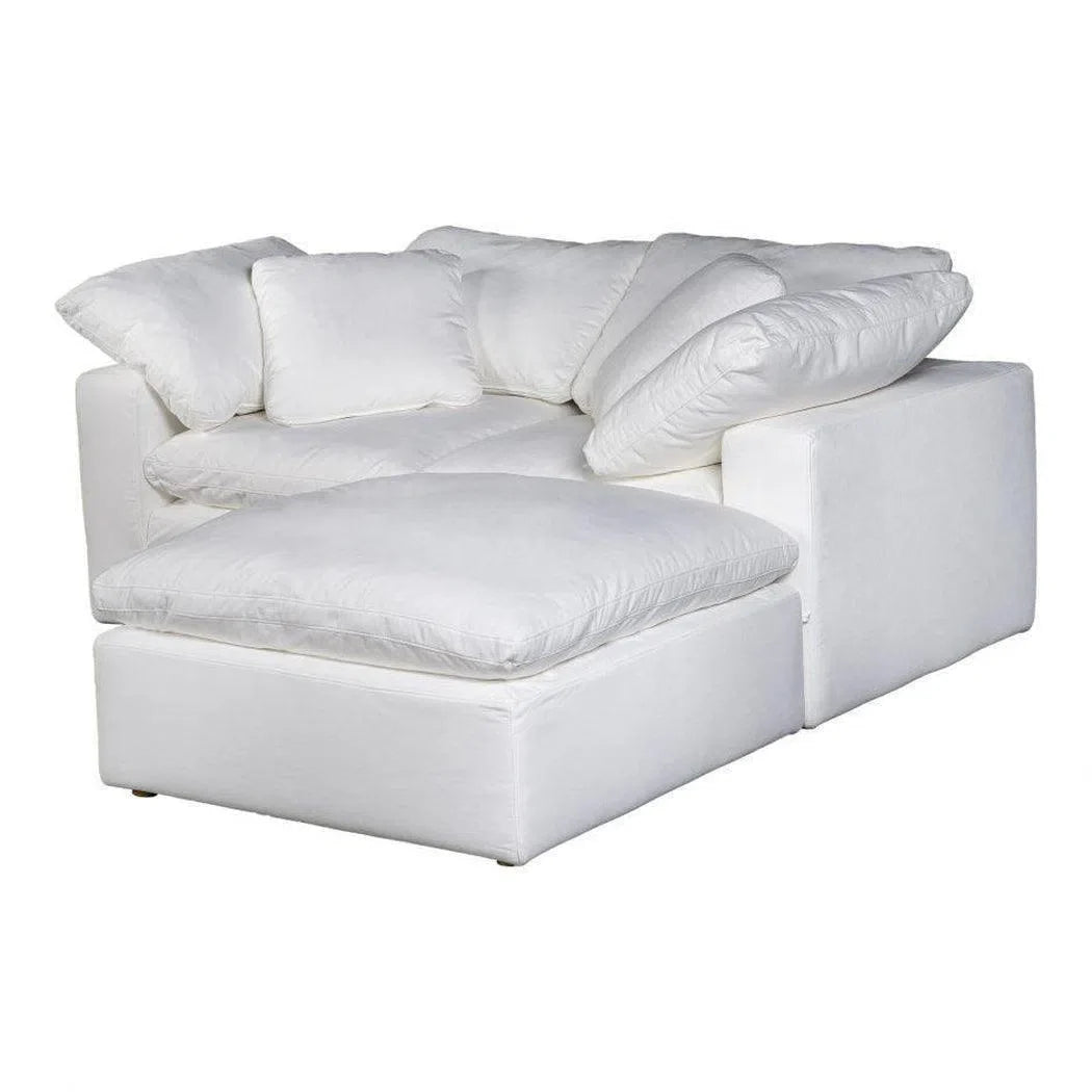 3 PC Stain Resistant Performance Terra Condo White Nook Modular Modular Sofas LOOMLAN By Moe's Home