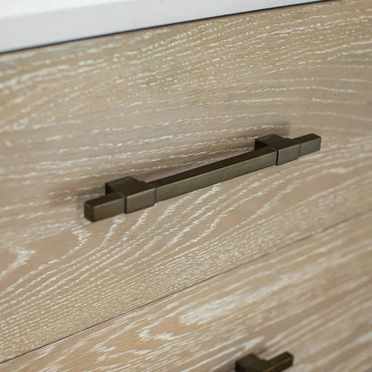 30" High Gloss Boca Grande Three Drawer Nightstand Nightstands LOOMLAN By Panama Jack