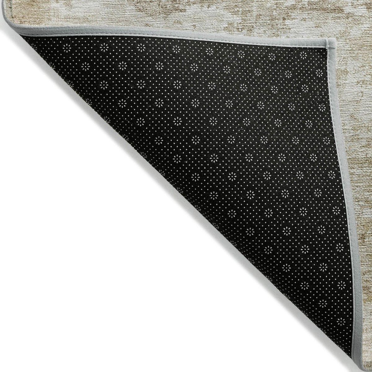 Kaelira Brown Washable Indoor-Outdoor Rug
