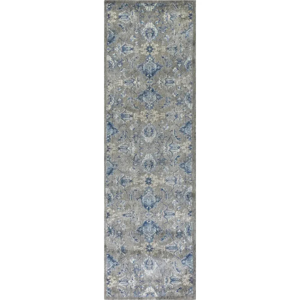 Cuca Floral Gray Large Area Rugs For Living Room - LOOMLAN - LOOMLAN - Area Rugs