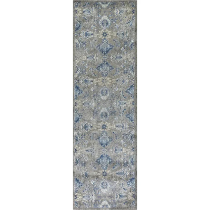 Cuca Floral Gray Large Area Rugs For Living Room - LOOMLAN - LOOMLAN - Area Rugs