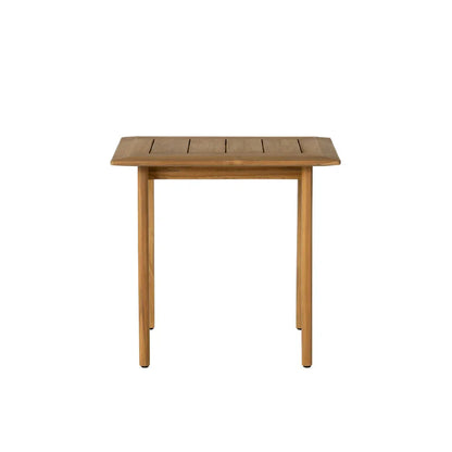 Alpine Teak Wooden Square Outdoor End Table