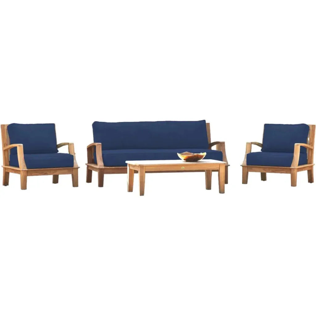 Grande 4PC Outdoor Patio Deep Set Sunbrella Cushion -- view 8