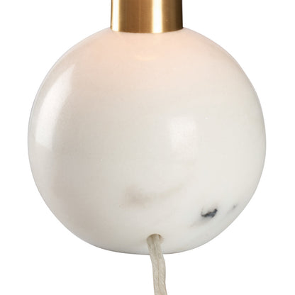 Chelsea House Orb Marble Table Lamp