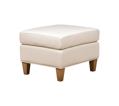Redding Leather Ashland Pearl Chic Ottoman